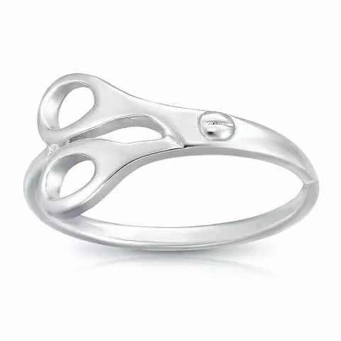 Schere Ring aus Silber