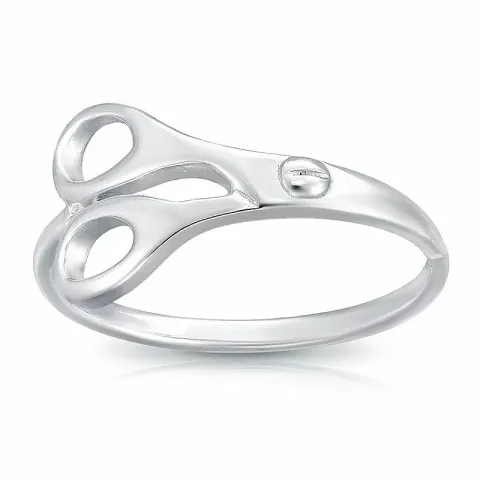 Schere Ring aus Silber