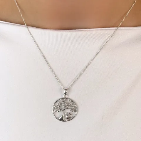 Lebensbaum Anhänger aus Silber