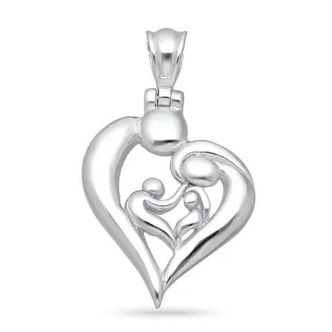 Mutter und Tochter Anhänger aus Silber