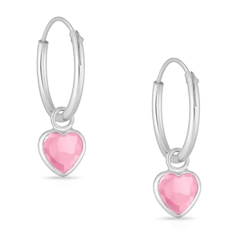 Herz Kreole in Silber