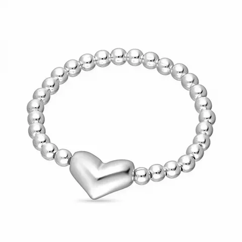 Herzen Ring aus Silber