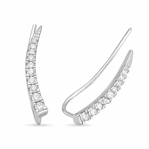 Zirkon Ohrringe in Silber