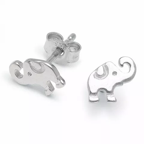 Elefant Kinderohrringe in Silber