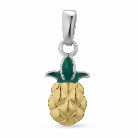 Ananas Anhänger aus Silber