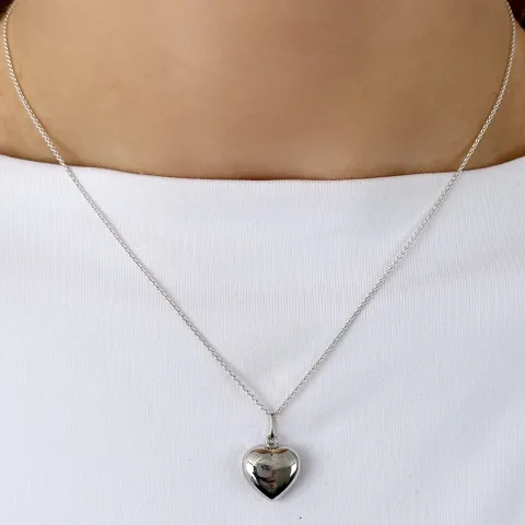 12 x 14 mm Herz Anhänger aus Silber