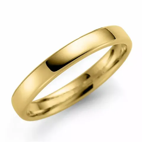 glatt  3 mm Trauring aus 14 Karat Gold