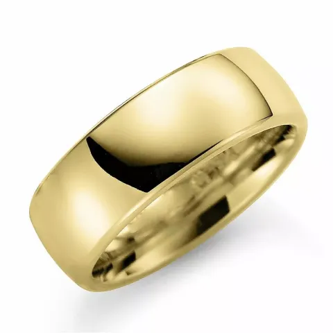 7 mm Trauring aus 14 Karat Gold