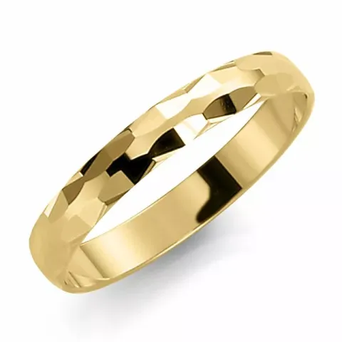 Eng 3 mm trauring aus 14 karat gold