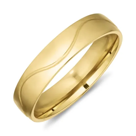 5 mm Trauring aus 9 Karat Gold