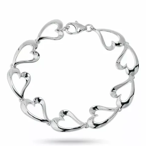 Herz Armband aus Silber x 2,1 mm