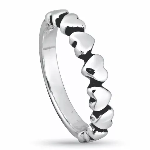 Herz Silberring aus Silber