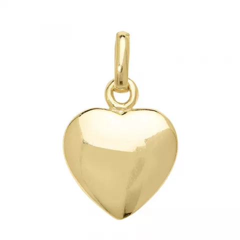 Kollektionsmuster Herz Anhänger aus vergoldetem Sterlingsilber