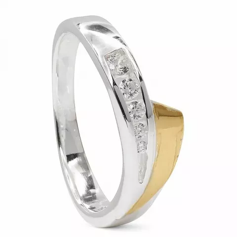 Ring aus Silber mit vergoldetem Sterlingsilber