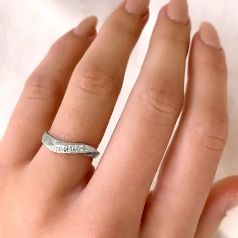 Einfacher ring aus silber