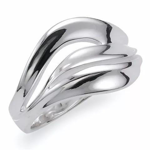 Abstraktem silber ring aus silber