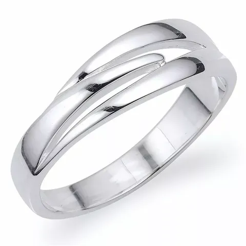 abstraktem Silber Ring aus Silber