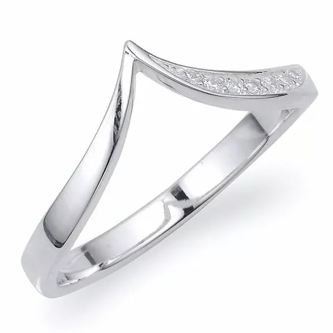 Einfacher fingerring aus silber