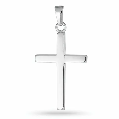 16,5 x 24,5 mm Kreuz Anhänger aus Silber - Amoré