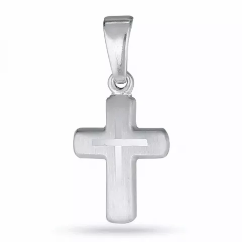 klein Kreuz Anhänger aus Silber