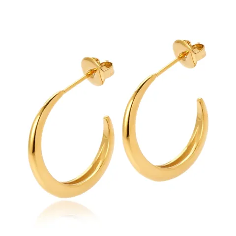 Sistie2ND Lux Kreole in vergoldetem Edelstahl