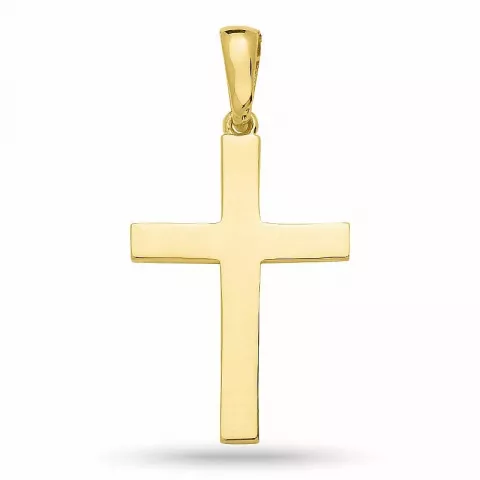 Kreuz Anhänger aus vergoldetem Sterlingsilber