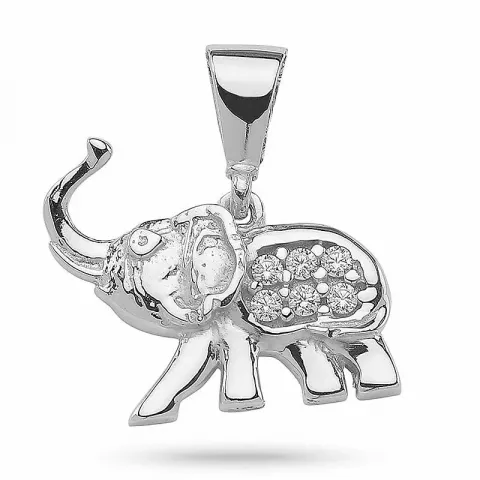 Kollektionsmuster Elefant Anhänger aus Silber
