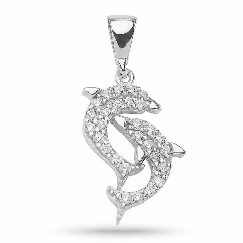 Elegant Delfin Anhänger aus Silber