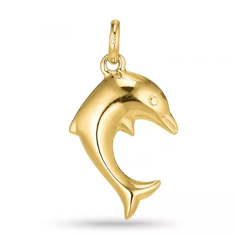 Delfin Anhänger aus vergoldetem Sterlingsilber