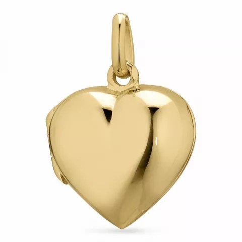 Herz Medaillon aus vergoldetem Sterlingsilber