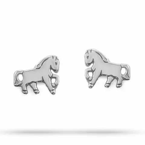 Pferde Ohrstecker in Silber