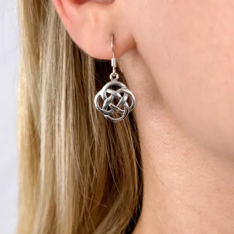 Keltisch Ohrringe in Silber