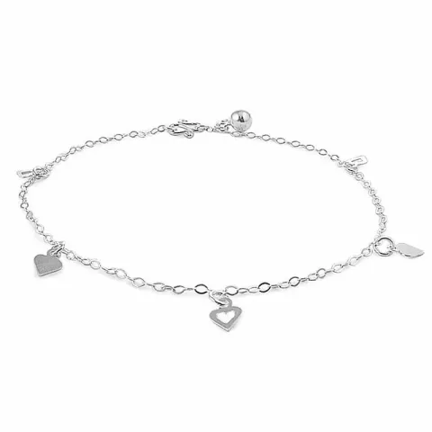 Herz Armband aus Silber und Herzförmiger Anhänger aus Silber