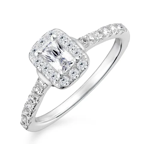 Zirkon Ring aus Silber