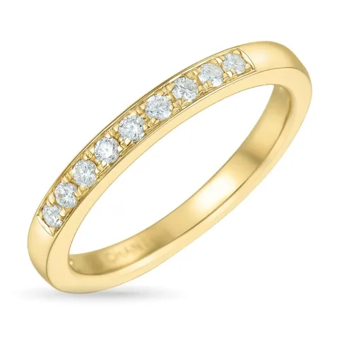 Diamant Memoirering in 14 Karat Gold 0,16 ct