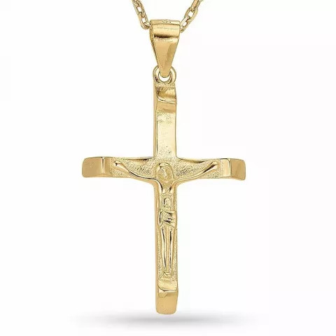 Kollektionsmuster Kreuz Anhänger aus vergoldetem Sterlingsilber