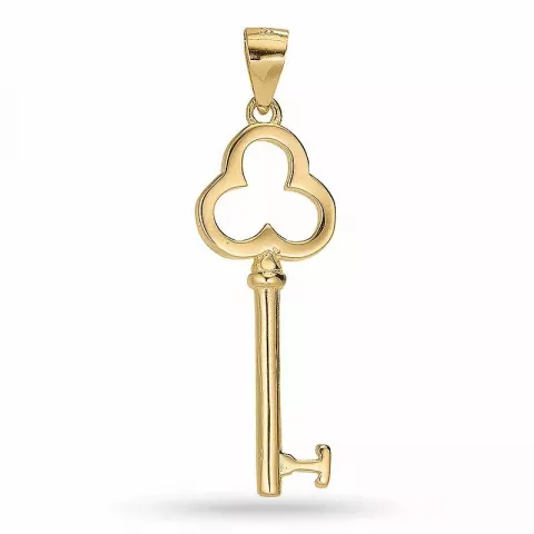 Schlüssel Anhänger aus vergoldetem Sterlingsilber