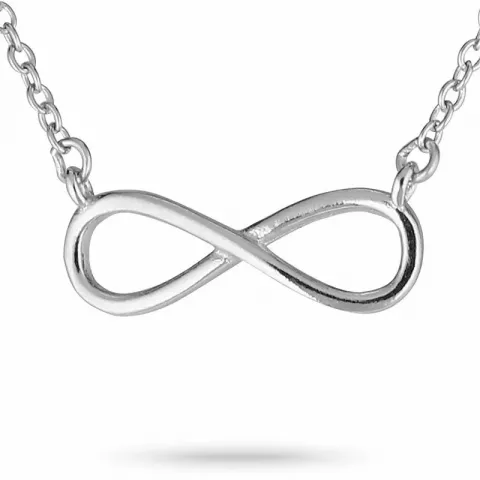 Kollektionsmuster infinity Halskette mit Anhänger aus Silber und infinity anhänger aus Silber