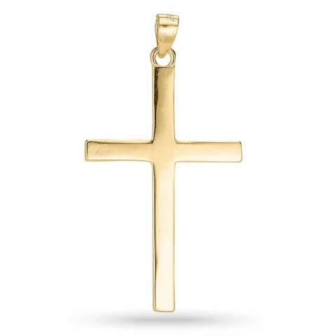 Kollektionsmuster Kreuz Anhänger aus vergoldetem Sterlingsilber