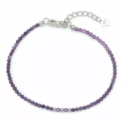 Elegant armband mit amethyst und hematite.