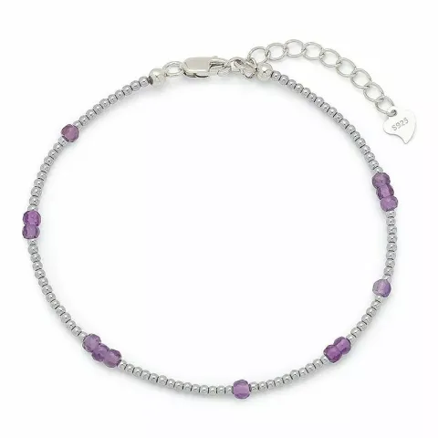 Armband mit hematite und Amethyst.