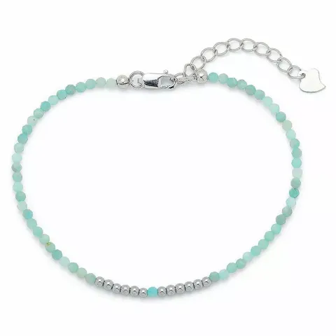 Armband mit Amazonit und hematite.