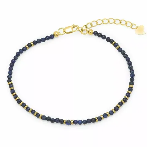 Schmuckstein Armband mit Lapislazuli und hematite.