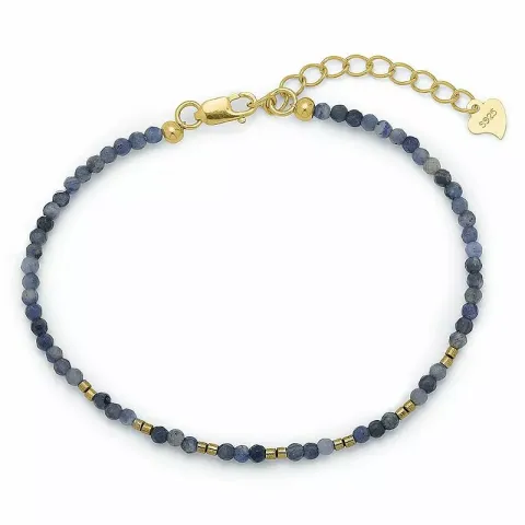 Schmuckstein Armband mit Sodalit und hematite.