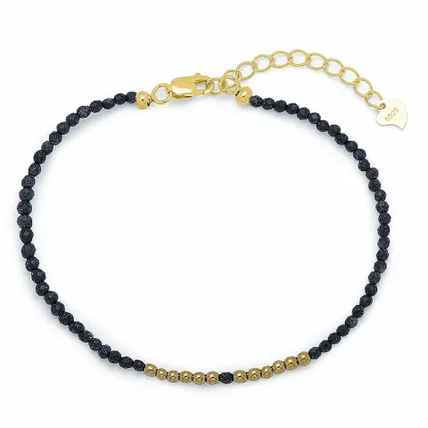 schwarz Armband mit Onyxe und hematite.