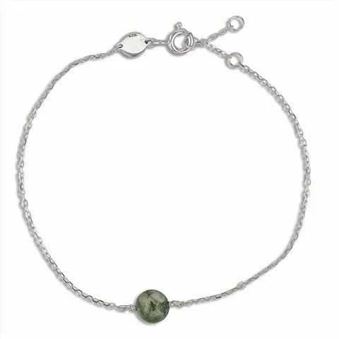 Grau labradorit ankerarmband aus silber