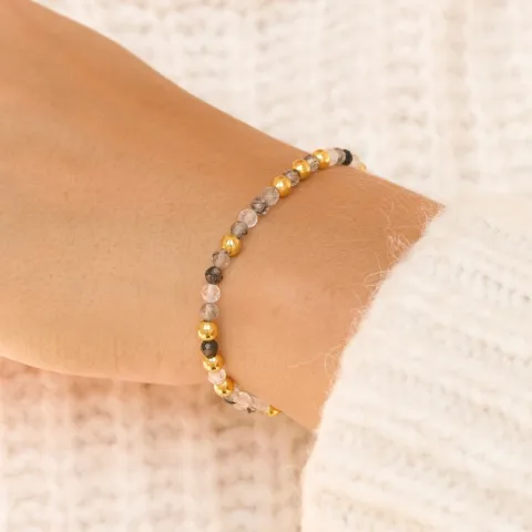 Armband mit Quarz - Loom Stones