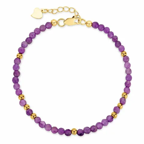 violettem Armband mit Amethyst