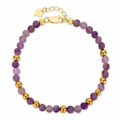 violettem Armband mit Amethyst