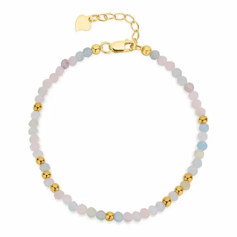 mehrfarbigen Armband mit morganit